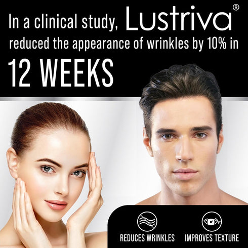 Lustriva + Biotin 10000mcg - Clinically Tested Hair & Skin Vitamins Supplement for Women & Men