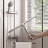 Shower Squeegee for Glass Doors - 12-Inch Wide Blade with Hook, Stainless Steel for Efficient Cleaning