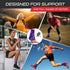 Sleeve Stars Ankle Support - Dark Purple - For Ligament Damage, Sprained Ankle & Plantar Fasciitis Relief