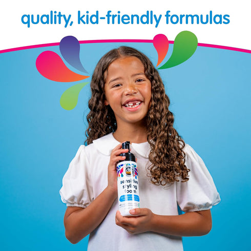 So Cozy Kids Sensitive Styling Foam, Gentle Natural Hold Styler for Straight or Curly Hair, Rosemary, 6 fl oz