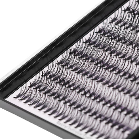 8-22mm to Choose 20D/40D/60D/80D/100D Individual False Eyelashes, Makeup Cluster Eyelashes Thickness 0.07mm D Curl