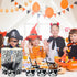 Ninehaoou 200 8oz Frozen Pcs Halloween Paper Ice Cream Cups Halloween Treat Snack Cups Ghost Skeleton Spooky Disposable