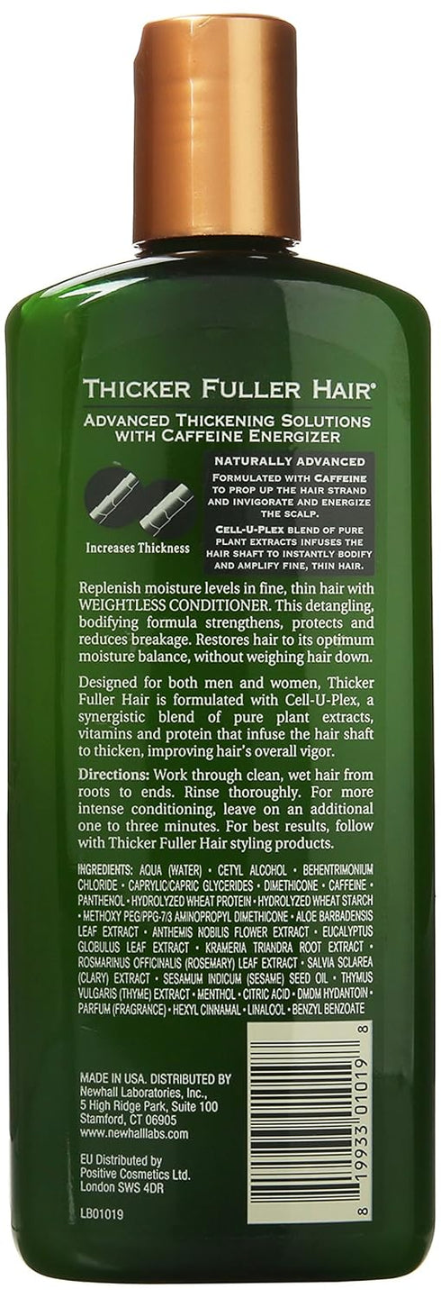 Thicker Fuller Hair Cell-U-Plex Weightless Conditioner, 12 Ounce