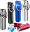 Keychain Pill Holder (5 Pack), Aluminum Waterproof Portable Small Travel Medicine Bottle Case for Purse, Mini Organizer