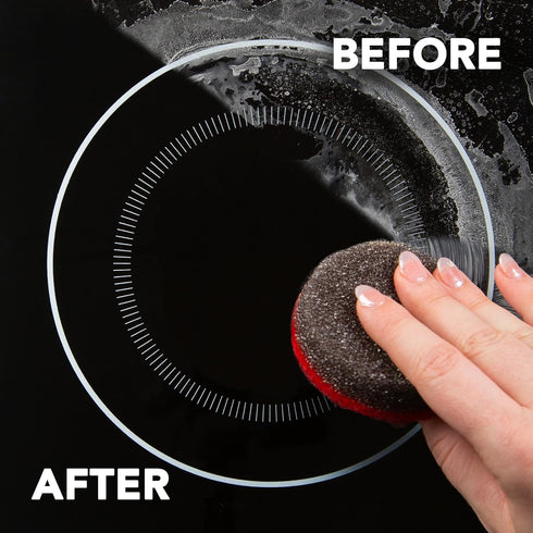 Weiman Cooktop Cleaner Paste, Easily Remove Burned-On Food, Grease and Watermarks, Leaving Your Glass Cook Top