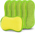 Multi-Purpose Scrub Sponges for Kitchen by SmilePowo: Non-Scratch Microfiber Sponge with Heavy Duty Scouring Power
