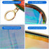 Weewooday 3 Pieces Iridescent Makeup Bag, Holographic Cosmetic Toiletries Pouch, Portable Waterproof Travel Organizer