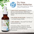 Baraka Dry Nose Nasal Moisturizer - Organic Essential Oils in Sesame Oil Base, 1 oz Dropper