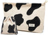 WLLWOO 2pcs Cow Corduroy Makeup Bag, Waterproof Zipper Cosmetic Bag, Small Travel Toiletry Pouch for Women