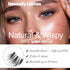 Newcally Lashes Natural Wispy False Eyelashes, Hand-Knotted Soft Light Volume Cat Eye Lashes Multipack