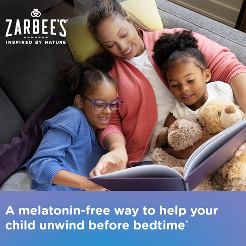 Zarbee's Gentle Bedtime Gummies for Kids - Natural Honey, Raspberry Lemon, and Chamomile, 30ct