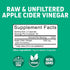 Herbtonics Raw Apple Cider Vinegar Capsules 1500mg with Mother | Detox, Digestion & Weight Management Formula with