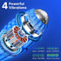 JALEBRO 4 Mini Massage Ball Speeds Vibrating Massage Roller Ball for Foot,Leg,Palm,Hand,Neck,Back,Trigger Point