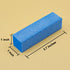 Natural and Acrylic Nail Buffing Blocks, 12-Pack 4 Sided Medium Grit Buffers, Multi-Colored