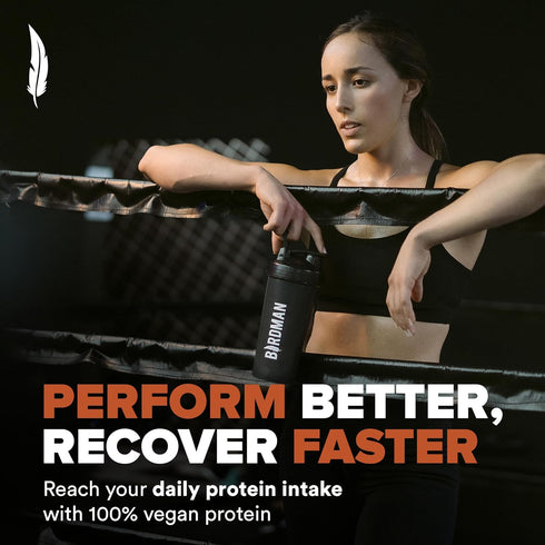 Birdman Falcon Performance Vegan Protein Powder, 31g Protein, 5g Creatine, Low Carb, Plant Based Chocolate