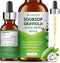 Soursop Bitters Liquid Oil, Organic Graviola Sour SOP Extract, 2 fl oz, Cell Support and Regeneration, Soursop Tincture