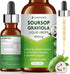 Soursop Bitters Liquid Oil, Organic Graviola Sour SOP Extract, 2 fl oz, Cell Support and Regeneration, Soursop Tincture