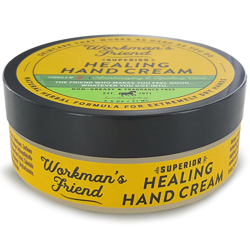 WORKMAN'S FRIEND Superior Healing Hand Cream - Intense Moisturizer for Extremely Dry & Cracked Skin, 2.5 ounce