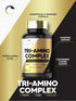 Carlyle Tri-Amino Supplement | L-Arginine, L-Ornithine, L-Lysine | 90 Caplets | Vegetarian, Non-GMO