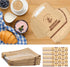 Kandishiex 100Pcs Packaging Packaging US Bread Bags Paper with Window Brown Paper Bread Bags Food Grade Bread Paper
