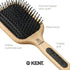 Kent PF18 Medium Cushion Paddle Brush - Detangling for Fine, Long, Thick, Curly Hair, Scalp Massager, Made in England