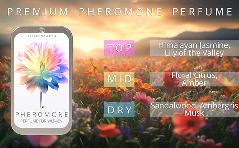 Pheromone Perfume for Women to Attract Men, Solid Compact Tin, 0.35 oz