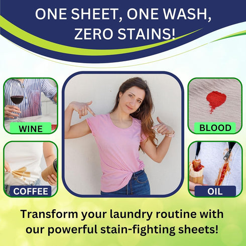 SCENT-32 Travel Laundry Detergent Sheets, Liquidless Washer Sheet, Eco Friendly Laundry Sheets Detergent