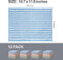 JOYMOOP Microfiber Cleaning Cloth - 12 Pack, Larger Dish Towels for Streak-Free, Absorbent Cleaning