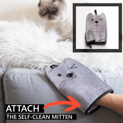Pet Hair Removal Glove - Reusable Cat and Dog Hair Brush Glove, Fur and Lint Remover for Car Seat, Clothes, Furniture,