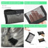 Patu Mini Zipper Mesh Bags, 3" x 4", Size XS / A8, 5 Pieces Clear Travel Kit Small Item Cosmetic Organizer