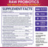 Wholesome Wellness Dr. Formulated Raw Probiotics for Women, 100 Billion CFUs Capsules with Prebiotics