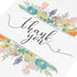 100 Pack Paper Cookie Bags - 7.5 x 5 Inch for Party Favors, Treats, and Candy with Floral Thank You Design