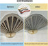 OSHPPKEL 9 Pack Set, Set Crevice Cleaning Brush Hard Bristle Detail Brush for Deep Cleaning Kitchen, Bathroom, Grout
