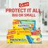 Glad Zipper Food Storage Plastic Bags | Quart - 50 Count (Packaging May Vary)