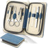 Manicure Sets Pedicure Kits 7 in 1 Stainless Steel Nail Clipper Personal Care Tools with PU Leather Case