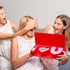 Packaging, Valentines Day Flower Gift Box: "i Heart U" Letter Large Flower Boxes with Ribbon for Christmas, Wedding