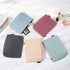 MAANGE Cosmetic Bags for Women, Small Makeup Bag for Purse, Blue Corduroy Makeup Pouch with Metal Zipper for Travel
