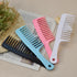 4PCS Wide Tooth Comb, Large Hair Detangling Comb for Curly, Wet, Long Hair, Professional Styling Comb (Black & Blue)