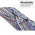 MarchQueen Boho Headbands for Women, Vintage Print Twisted Hair Bands, Stretchy Criss Cross Turban Headwrap (Boho-6pcs)