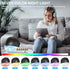 RetroStick 6x10ml Water Air Purifier for Home with Essential Oil Diffuser & Humidifier, Rainbow Air Washer with LED