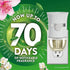 Pack 4 Count 4 AIR WICK Plug In Scented Oil Air Freshener Refill - Oil Refills Morning Lily & White Flowers ct.