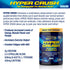 Maximum Human Performance MHP HYPER CRUSH Pre Workout | Energy Drink with Creatine, Beta Alanine | 30 Servings, Blue