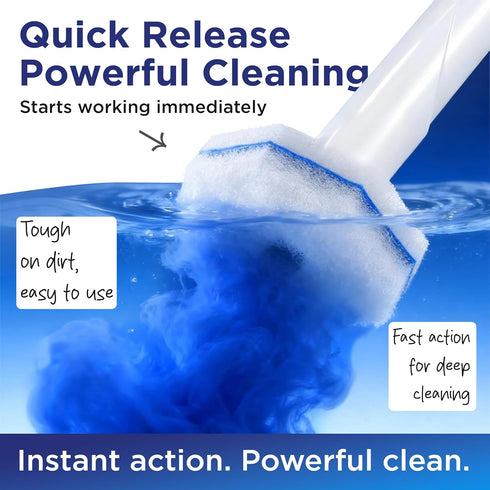 JS PRIME 50 Count 5X Toilet Wand Refills for Clorox Toilet Wand, Cleaning Power, Replacement Heads for Clorox Wand