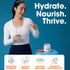 Genius Hydrate Powder Drink Mix - Blue Raspberry, 50 Servings, Natural Electrolyte Hydration Booster, Sugar Free
