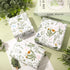JarThenaAMCS 100 Sheets Vintage Wildflower Tissue Paper, Wild Floral Art Spring Wrapping Paper for Gift Packing