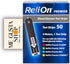 ME GUSTA SHOP 50 Count, ReliOn Premier Blood Glucose Test Strips, + me Gusta Sticker