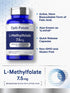 Carlyle L Methylfolate 7.5 mg - 60 Non-GMO Gluten Free Capsules, Optimized Methyl Folate, 5-MTHF by Opti-Folate
