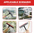 Neeklinny 8.1" 2 1 16" Professional in Window Squeegee with Long Handle,Car Squeegee for Gas