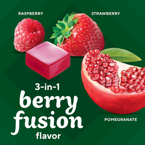 Vitafusion Soft Chews Daily Wellness Multi, 30 Chews, Berry Fusion Flavor, Chewable Multivitamins for Adults,