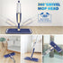 Microfiber Spray Mops for Hardwood Floor Cleaning - MEXERRIS Wet Jet Mops with 3X Washable Pads for Floor